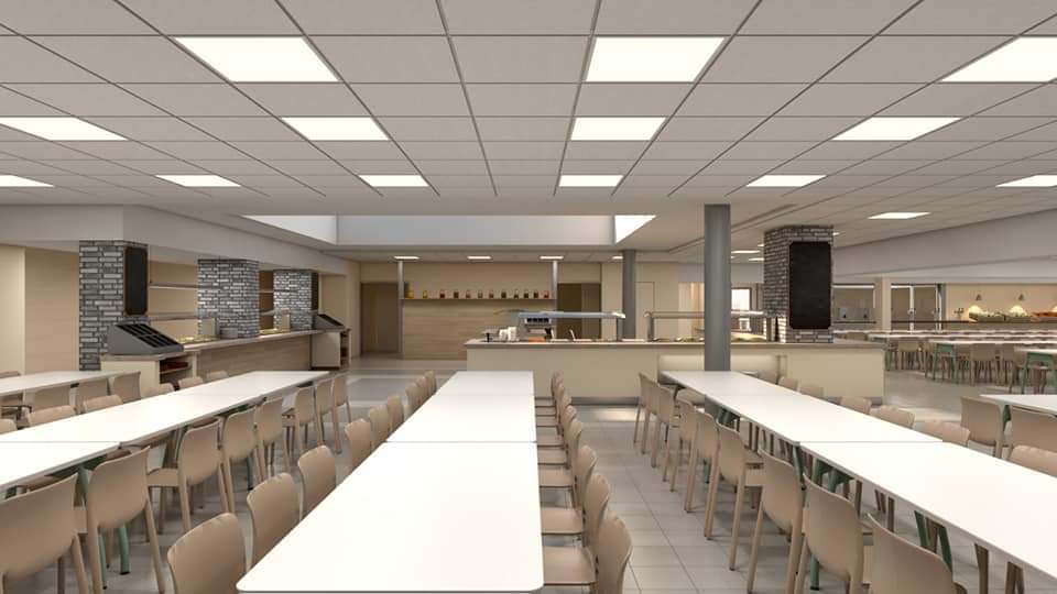 עיצוב, תכנון וביצוע של חדר אוכל גדול